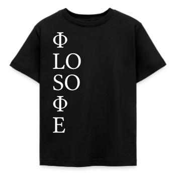 Philosophie - T-shirt Enfant - noir - Devant - AI Model Kid Female (0cm)