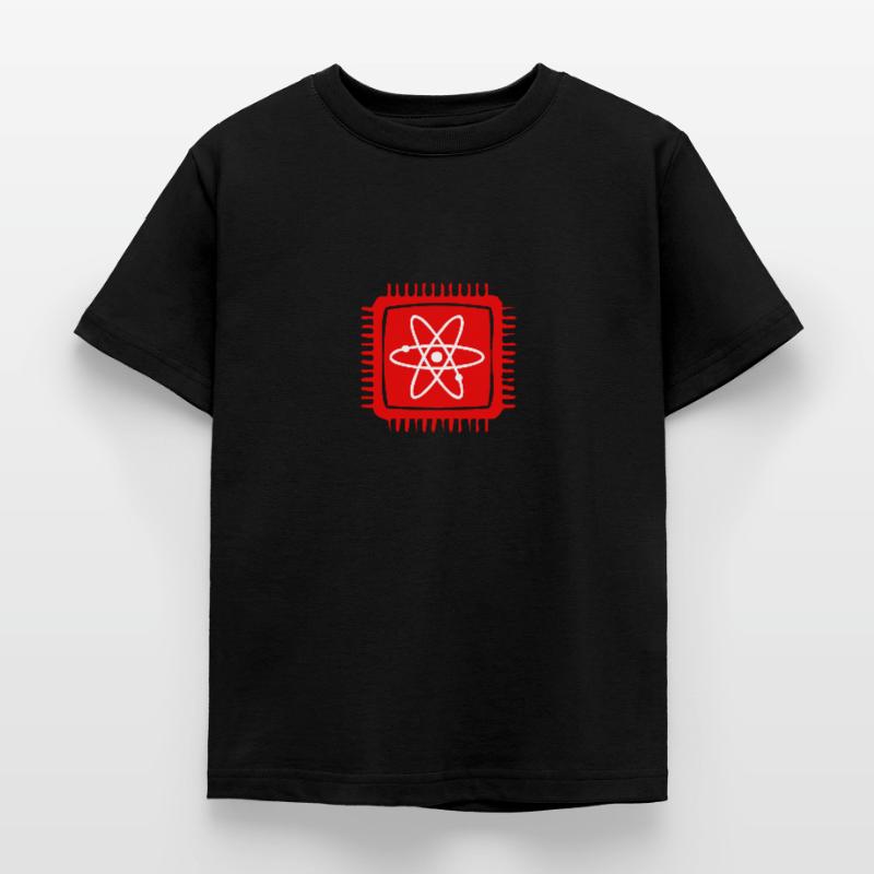 Quantencomputer Quanten Computer Physik Atom Chip Kinder T-Shirt