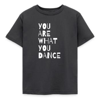 dance - Kids' T-Shirt - dark grey - Front - AI Model Kid Female (0cm)