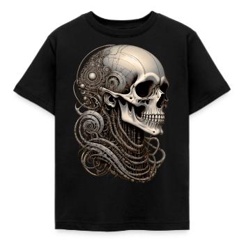 Crâne - T-shirt Enfant - noir - Devant - AI Model Kid Female (0cm)