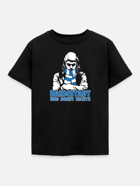 Darmstadt und sonst nichts - Kinder T-Shirt - Schwarz