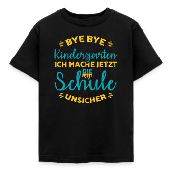 Kita Abgänger Schulkind Einschulung Kindergarten - Kinder T-Shirt - Schwarz - Vorne - AI Model Kid Female (0cm)