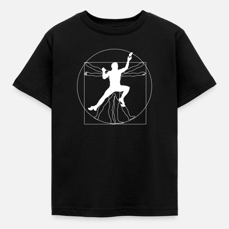 Boulderer - witziges Tshirt - Kinder T-Shirt - Schwarz