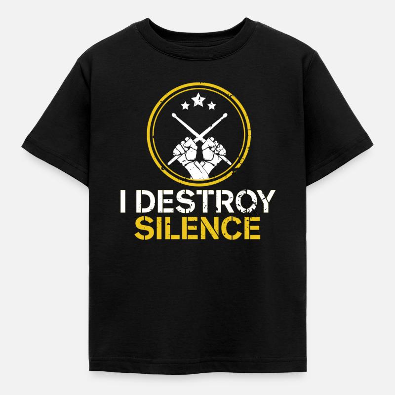 Percussion batteur Drumsticks Percussion - T-shirt Enfant - noir