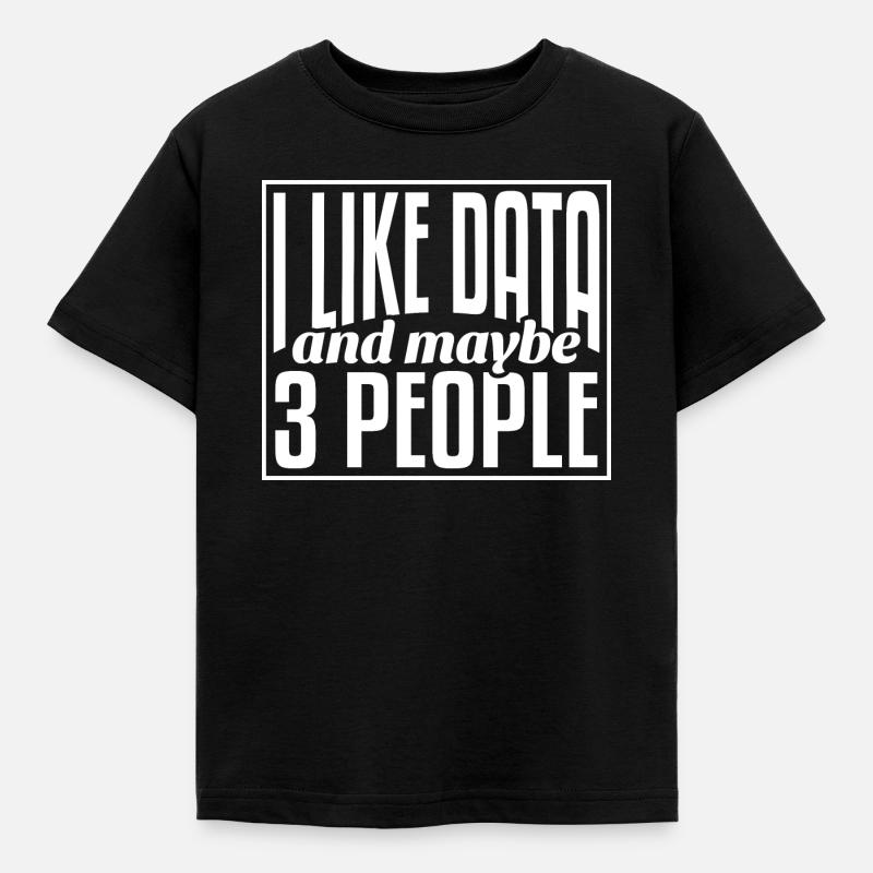 Data Data Science Data Analyst - Kids' T-Shirt - black