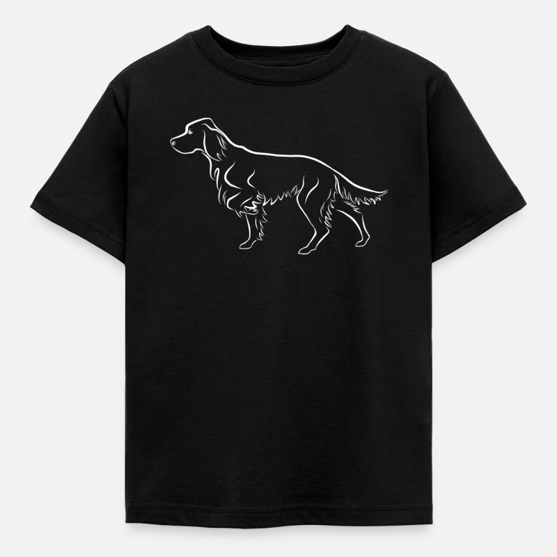 Setter ci-dessus - T-shirt Enfant - noir