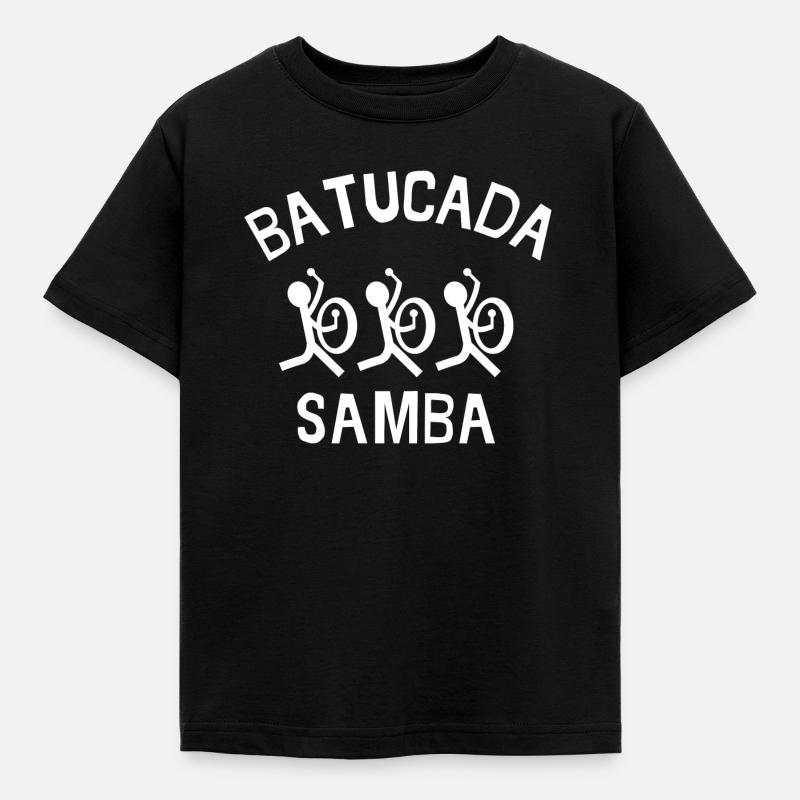 batucada, samba, rio, percussion - T-shirt Enfant - noir