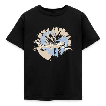 Valentine's Day Swimmer - Kids' T-Shirt - black - Front - AI Model Kid Female (0cm)