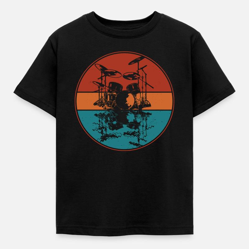Drum set - T-shirt Enfant - noir