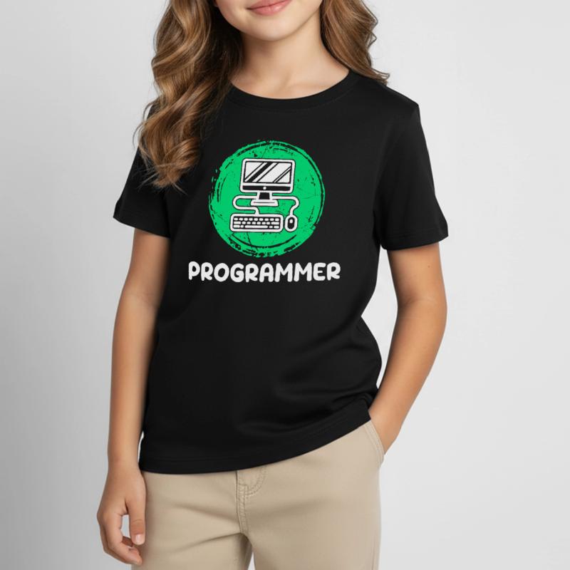 Computer Developer Programmierer Computerfreak Kinder T-Shirt
