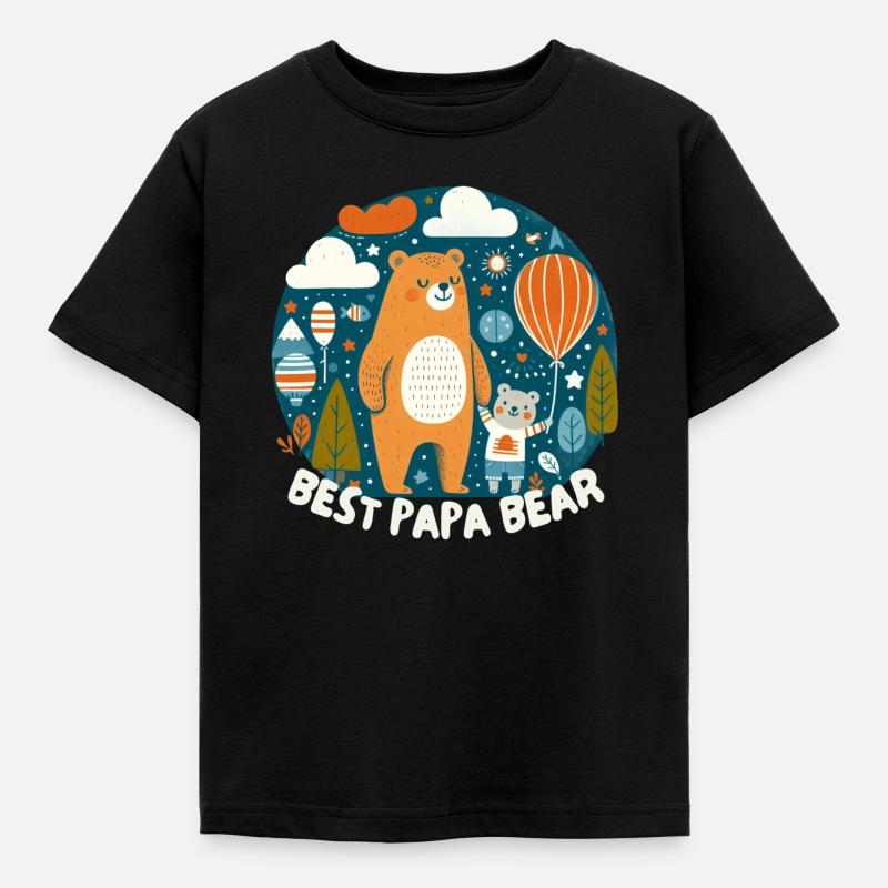Vatertag. Bester - Kinder T-Shirt - Schwarz