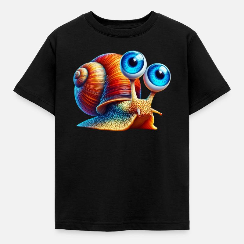 Lumaca - T-shirt barn - svart