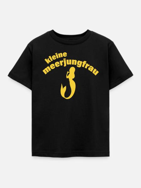 MEERJUNGFRAU - Kinder T-Shirt - Schwarz