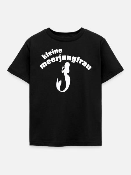 MEERJUNGFRAU - Kinder T-Shirt - Schwarz