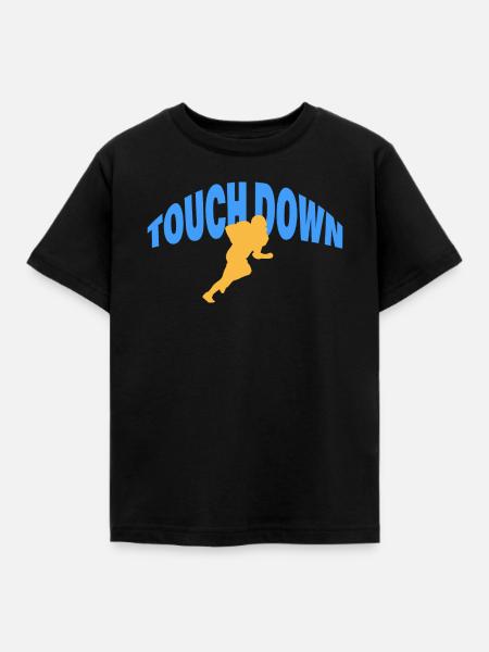 TOUCH DOWN - Kinder T-Shirt - Schwarz