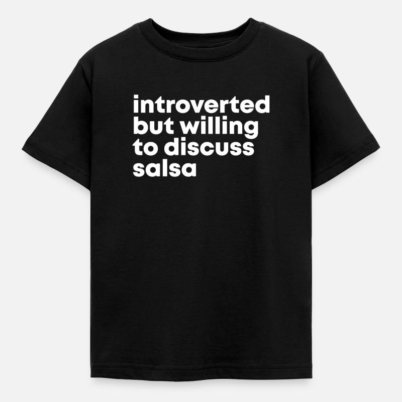 Salsa - Kinder T-Shirt - Schwarz