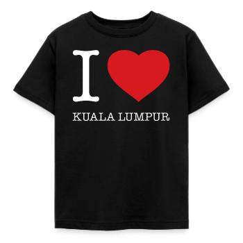 I LOVE KUALA LUMPUR - Kinder T-Shirt - Schwarz - Vorne - AI Model Kid Female (0cm)