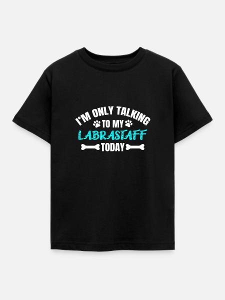Labrastaff - Kinder T-Shirt - Schwarz