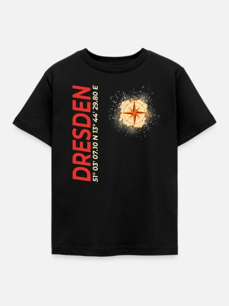 Dresden - Kinder T-Shirt - Schwarz