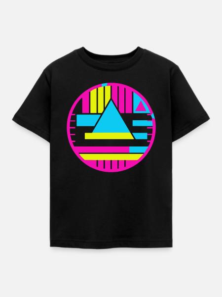 Testzeichen New Wave - Kinder T-Shirt - Schwarz