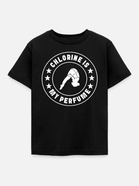 Kunstspringen Turmspringer Sprungbrett - Kinder T-Shirt - Schwarz