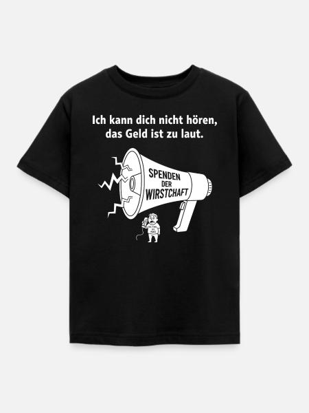 Mächtige Wirtschaftsdemo Illustration - Kinder T-Shirt - Schwarz