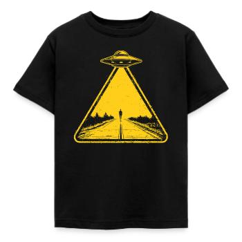 UAP Sign - Kinder T-Shirt - Schwarz - Vorne - AI Model Kid Female (0cm)