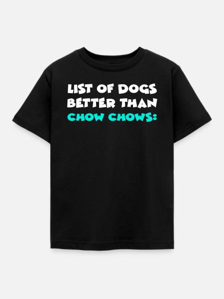 Chow Chow - Kinder T-Shirt - Schwarz