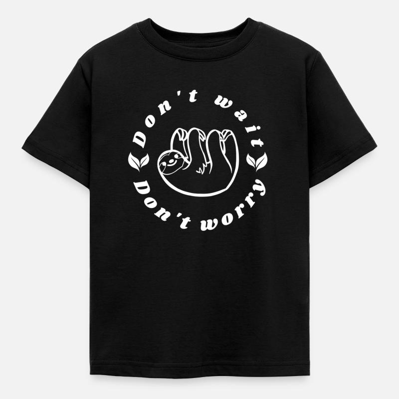 dont_wait - T-shirt Enfant - noir