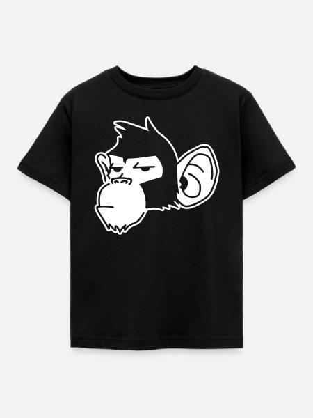 Urban Affe – Streetart Graffiti Prima - Kinder T-Shirt - Schwarz