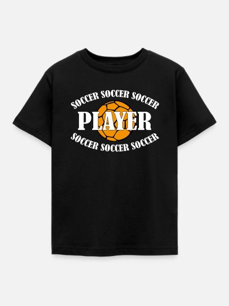 SOCCER PLAYER - Kinder T-Shirt - Schwarz