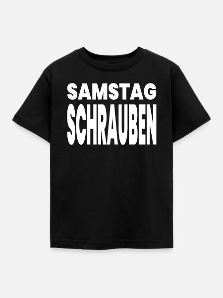 Autos - Kinder T-Shirt - Schwarz