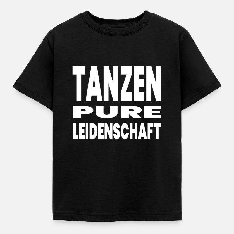 Tanzen - Kinder T-Shirt - Schwarz