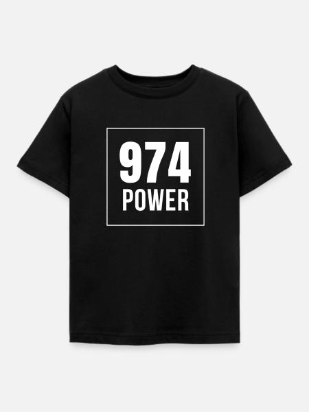 Leistung 974 - Kinder T-Shirt - Schwarz