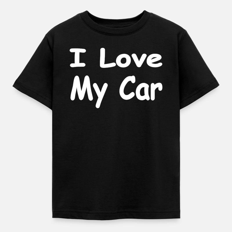 Auto - Kinder T-Shirt - Schwarz