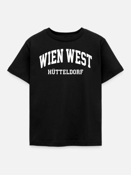 Wien West Hütteldorf - Kinder T-Shirt - Schwarz