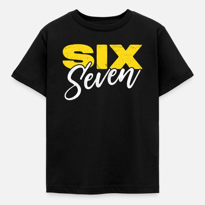 Six seven - Børne-T-shirt - sort