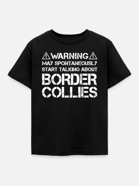 Border Collie - Kinder T-Shirt - Schwarz