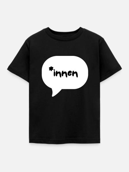 *innen - Kinder T-Shirt - Schwarz