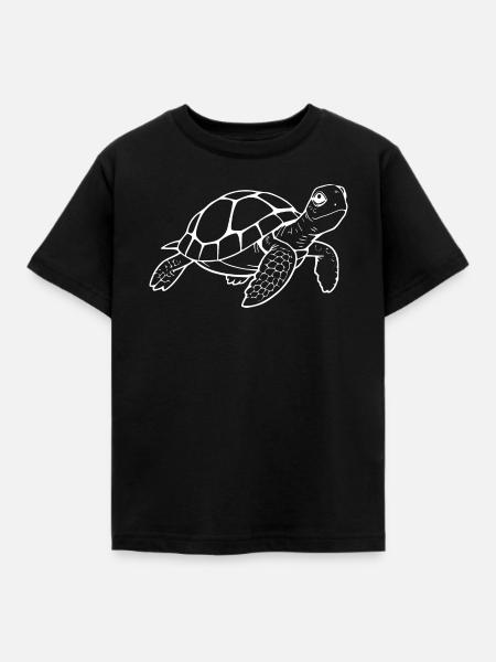 Schildkröten Schildkröten - Kinder T-Shirt - Schwarz