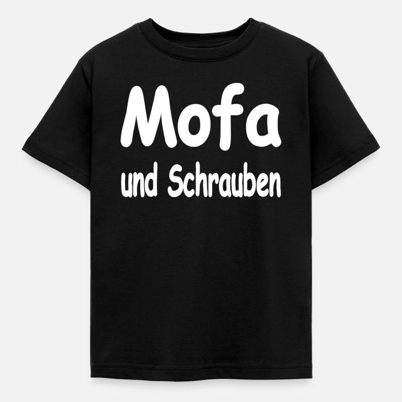 Moped - Kids' T-Shirt - black