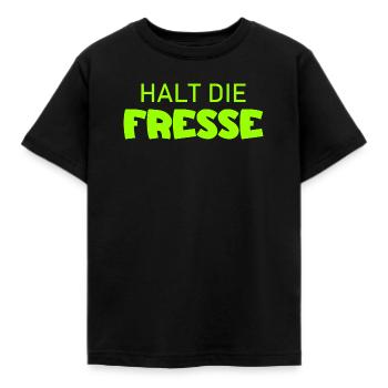 Shut Up - Cool Saying - Kids' T-Shirt - black - Front - AI Model Kid Female (0cm)