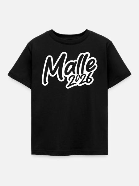Malle 2026 - Kinder T-Shirt - Schwarz