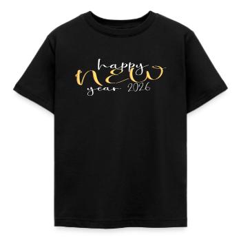 Happy New Year 2026 - T-shirt Enfant - noir - Devant - AI Model Kid Female (0cm)