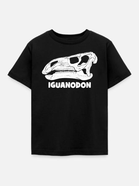 Iguanodon Fossil - Kinder T-Shirt - Schwarz
