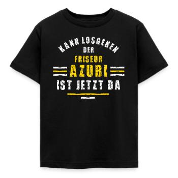 Formation de coiffeur Stagiaire Apprentissage Apprentissage de coiffeur - T-shirt Enfant - noir - Devant - AI Model Kid Female (0cm)
