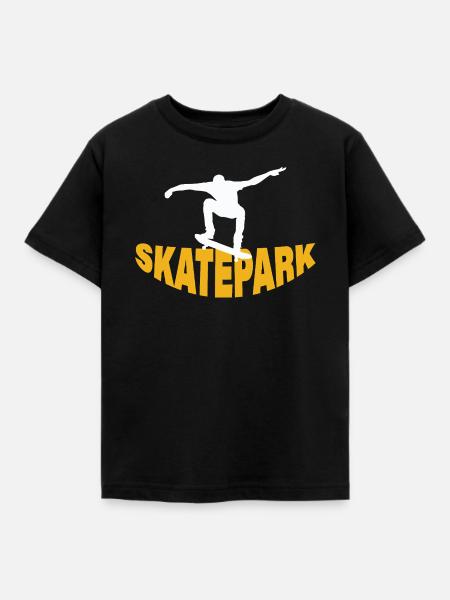 SKATEPARK - Kinder T-Shirt - Schwarz