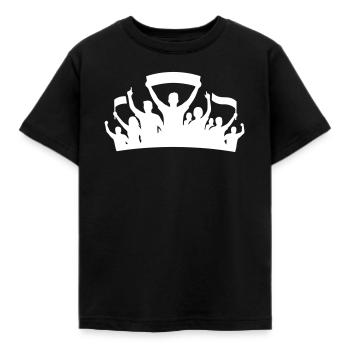 Fans Group Silhouette - Kids' T-Shirt - black - Front - AI Model Kid Female (0cm)