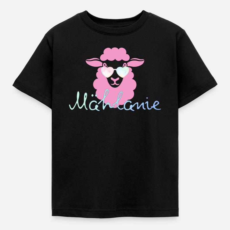 Mählanie - Kinder T-Shirt - Schwarz