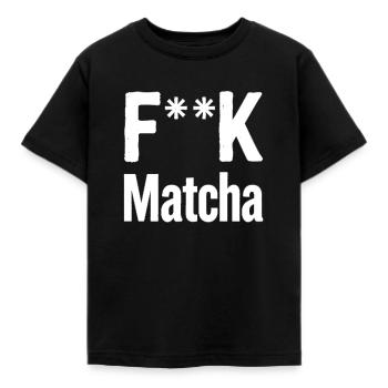 Matcha Rebellion T-shirt - T-shirt Enfant - noir - Devant - AI Model Kid Female (0cm)